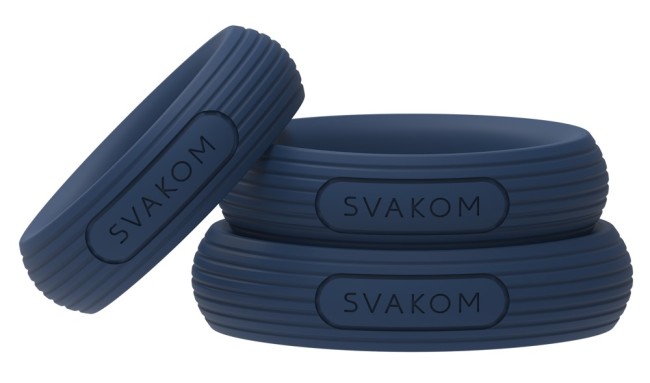 SVAKOM TRIOOO Zestaw 3 Silikonowych Pierścieni Erekcyjnych S M L