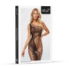 Softline Bodystocking 2094 Czarne Siateczkowe Asymetryczne One Size - Zdjęcie 3