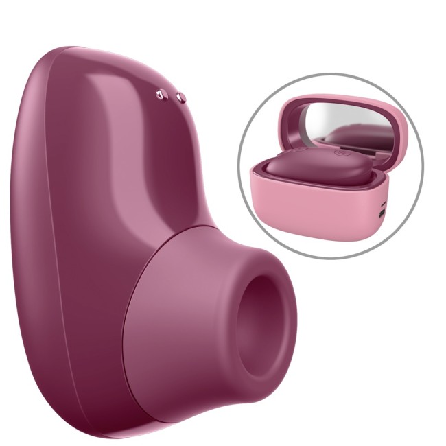 Womanizer Snap kompaktowy stymulator łechtaczki Pleasure Air +etui ładujące