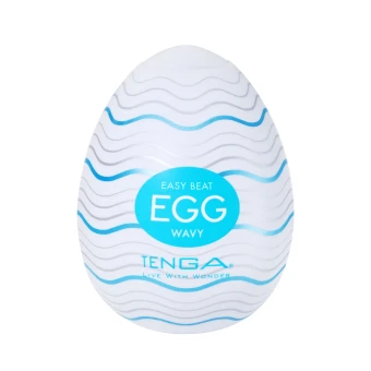 TENGA EGG WAVY Masturbator Męski - jajeczko do masturbacji