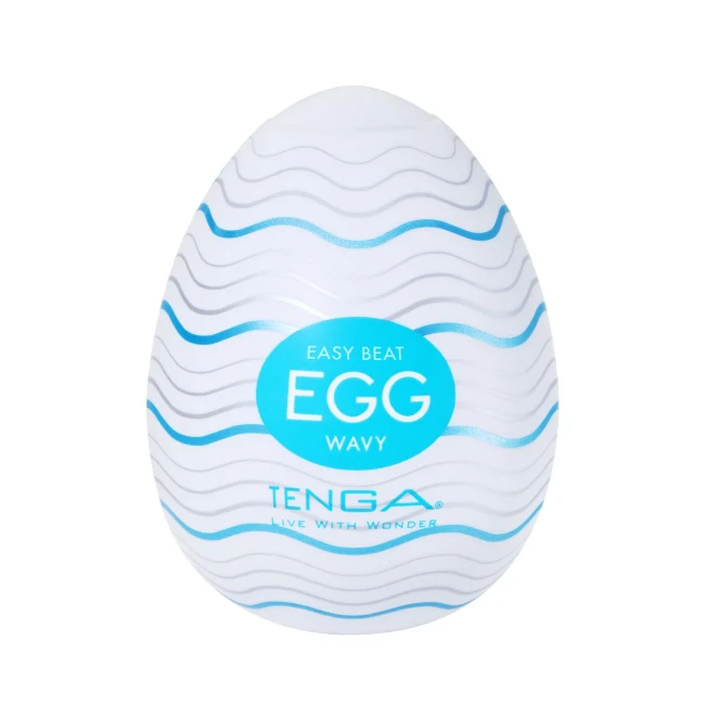 TENGA EGG WAVY Masturbator Męski - jajeczko do masturbacji