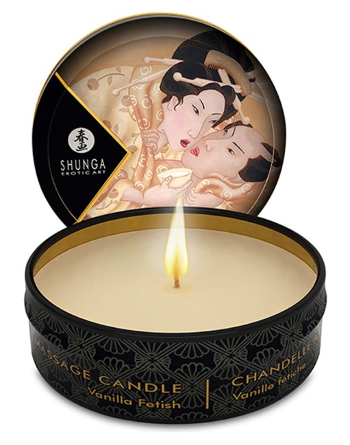 Shunga Mini świeczka do masażu -30 ml - wanilia 