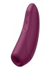 Satisfyer Curvy 1+  - bezdotykowy stymulator łechtaczki sterowany aplikacją - bordowy - Zdjęcie 2