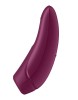 Satisfyer Curvy 1+  - bezdotykowy stymulator łechtaczki sterowany aplikacją - bordowy - Zdjęcie 5