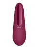 Satisfyer Curvy 1+  - bezdotykowy stymulator łechtaczki sterowany aplikacją - bordowy - Zdjęcie 6