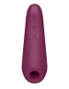 Satisfyer Curvy 1+  - bezdotykowy stymulator łechtaczki sterowany aplikacją - bordowy - Zdjęcie 7