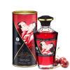 Shunga - rozgrzewający olejek do masażu - Wiśnia 100ml - Zdjęcie 1