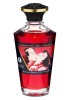 Shunga - rozgrzewający olejek do masażu - Wiśnia 100ml - Zdjęcie 3