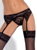 Sexy komplet pas do pończoch i stringi Catia S/M - Zdjęcie 1