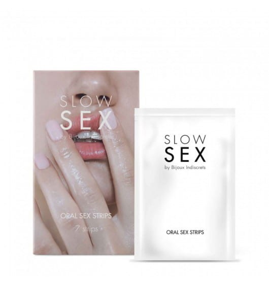 Miętowe płatki do seksu oralnego Slow Sex  (7 płatków)