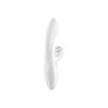 Satisfyer Pro G-Spot Rabbit - wibrator króliczek ze stymulatorem powietrznym do łechtaczki - biały - Zdjęcie 3