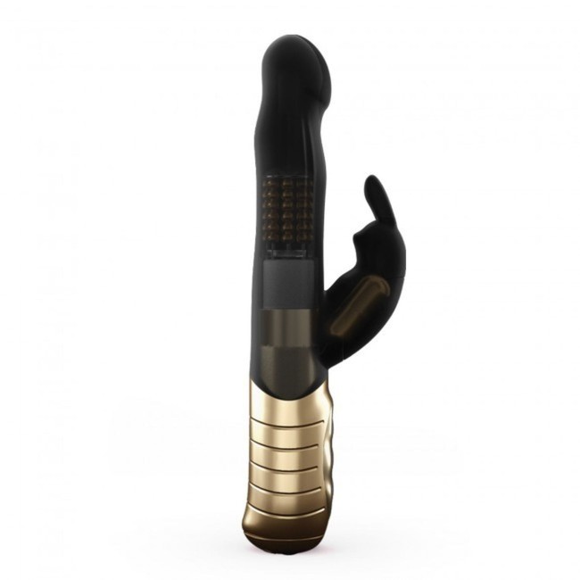 Dorcel Baby Rabbit black & gold  2.0 wibrator króliczek - czarno złoty