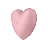 Stymulator łechtaczki Cutie Heart Light Red powietrzny wibrujący masażer - Zdjęcie 5