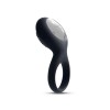 Svakom Tyler Vibrating Ring - wibrujący pierścień erekcyjny - czarny - Zdjęcie 4