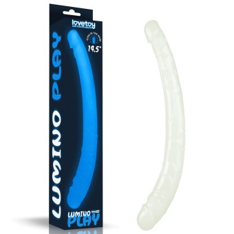 Lumino Play  podwójne dildo świecące w ciemności 37 cm