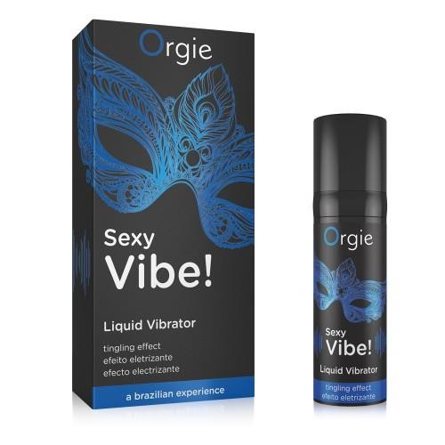 Orgie Sexy Vibe Liquid Vibrator - żel wibrujący do seksu oralnego - 15 ml