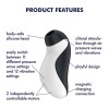 Stymulator łechtaczki Satisfyer Orca powietrzny wibrujący masażer Air Pulse - Zdjęcie 3