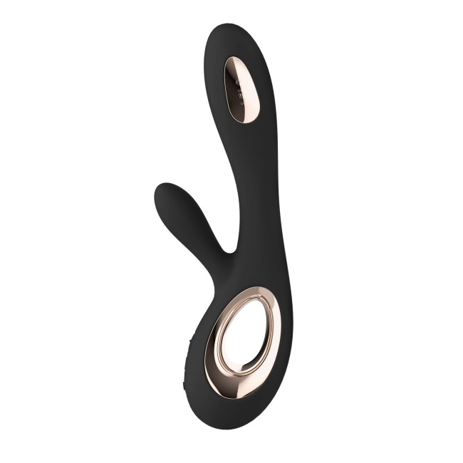 Lelo Soraya Wave Black ekskluzywny wibrator króliczek