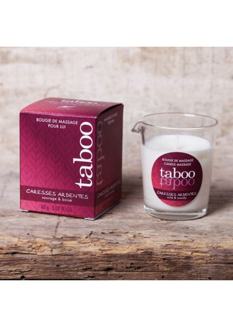 Taboo Świeca do masażu zapachowa leśna 60 gr