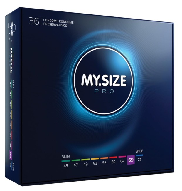 Prezerwatywy dopasowane MY.SIZE PRO 69 mm - 36 szt