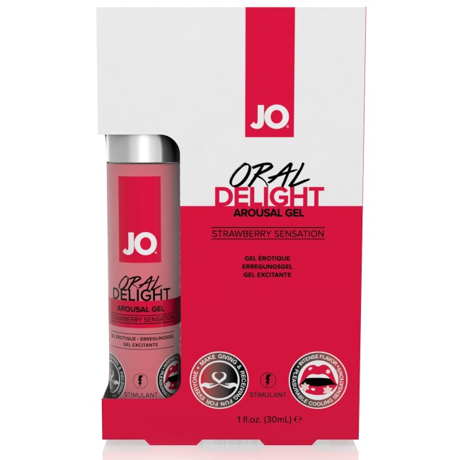 System JO - Oral Delight Strawberry - lubrykant truskawkowy 30 ml