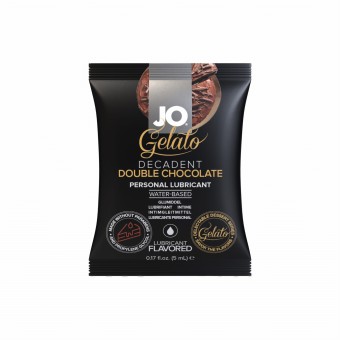 System JO - Gelato Decadent Double Chocolate - lubrykant czekoladowy  5 ML