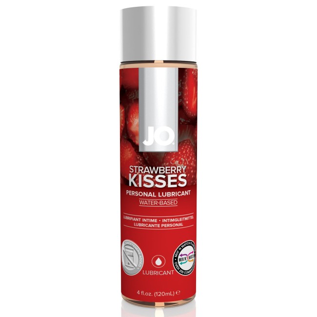 System JO H2O Strawberry Kisses - lubrykant 120 ml